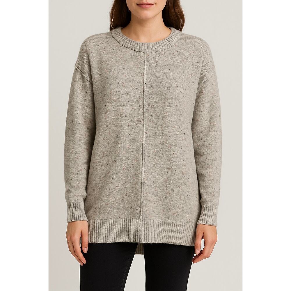 Lovestitch Grey Speckled Angora Blend Knit Sweater Size Small - Picture 1 of 6